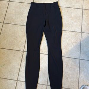 Lululemon dress pant, black, size 27, stitching has come out on back left pocket